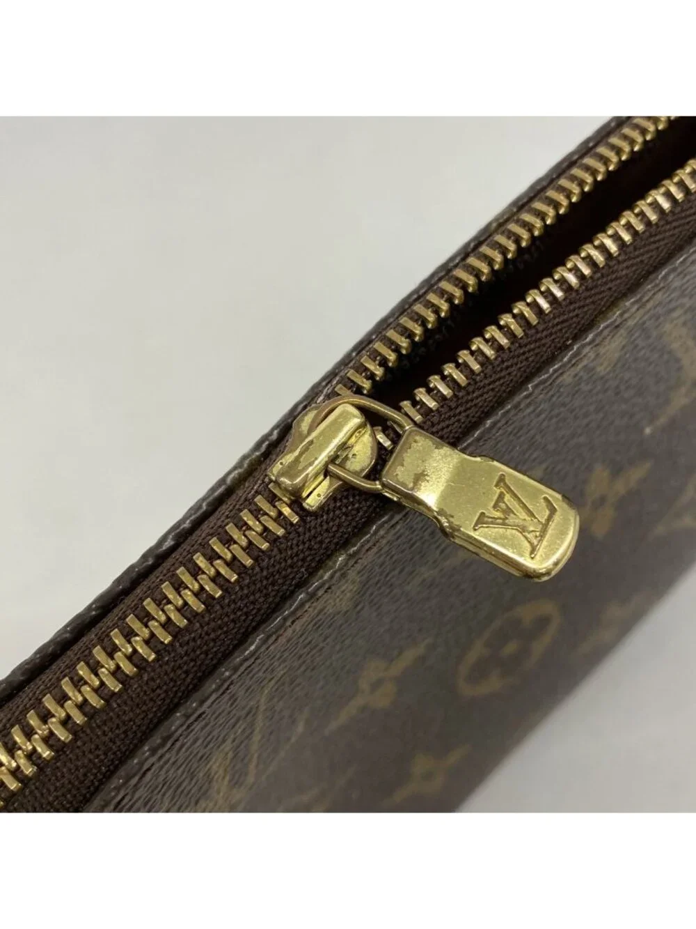 Louis Vuitton Pouch Monogram Pochette Accessoires Brown